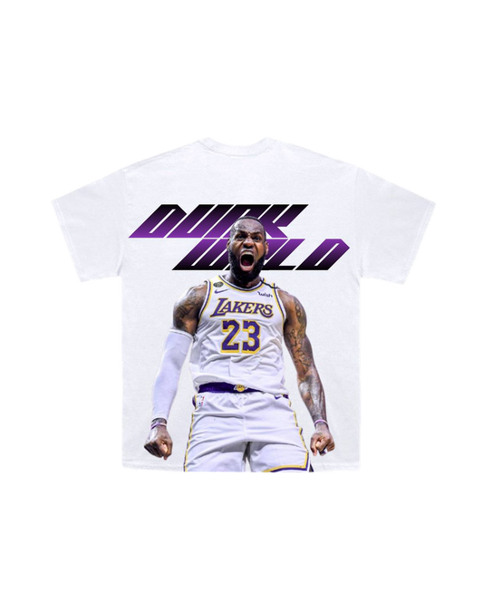 Dunk Wrld - Lebron James White T-shirt