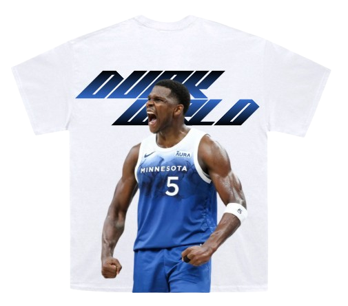 Dunk Wrld - Anthony Edwards White T-shirt